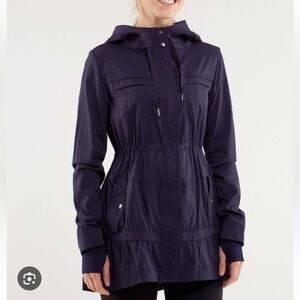 Lululemon Women's Apres Practice Anorak Full Zip Hooded Jacket